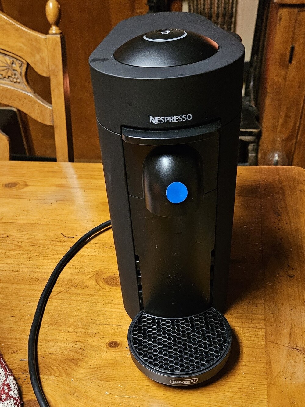 Nespresso Black Single-Serve Espresso Machine - Compact Coffee Brewer